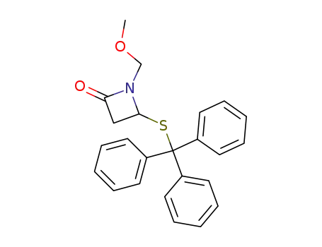 1-methoxymethyl-4-tritylthio-2-azetidinone