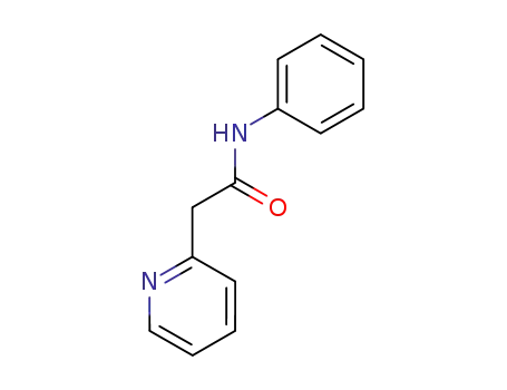 Molecular Structure of 85274-59-5 (N-phenyl-2-(pyridin-2-yl)acetamide)