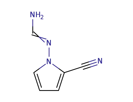 1-formamidinopyrrole-2-carbonitrile