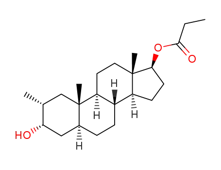 2α-methyl-17β-propionyloxy-5α-androstan-3α-ol