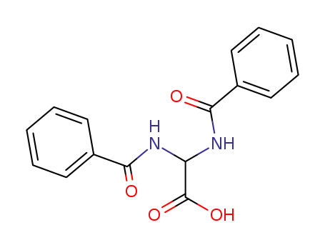 Molecular Structure of 72761-72-9 (bis-benzoylamino-acetic acid)