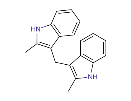 Molecular Structure of 61995-50-4 (1H-Indole,3,3'-methylenebis[2-methyl-)