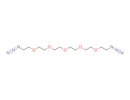Molecular Structure of 356046-26-9 (3,6,9,12,15-PENTAOXAHEPTADECANE-1,17-DIYL BIS-AZIDE)