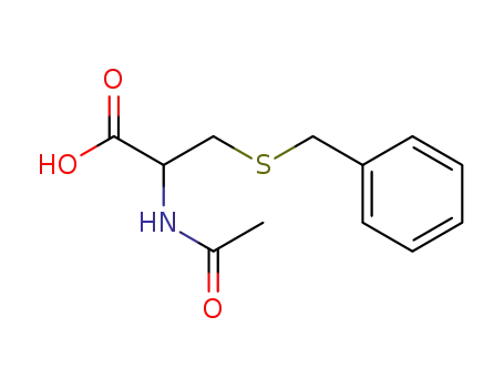 Molecular Structure of 19538-71-7 (N-ACETYL-S-BENZYL-DL-CYSTEINE)