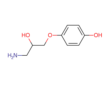 Molecular Structure of 16757-32-7 (4-(3-Amino-2-hydroxy-propoxy)-phenol)