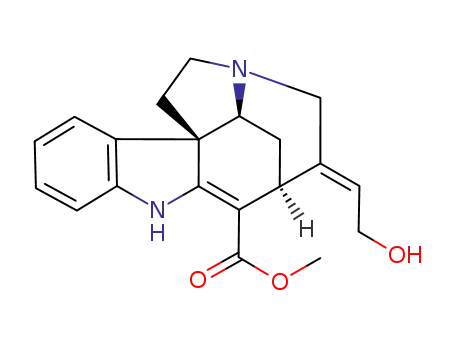 (-)-methyl (2S,3aS,5R,11bR)-3-benzyl-2,3,3a,4,5,7-hexahydro-3,5-ethano-12-(E)-<(hydroxymethyl)methylene>-1H-pyrrolo<2,3-d>carbazole-6-carboxylates