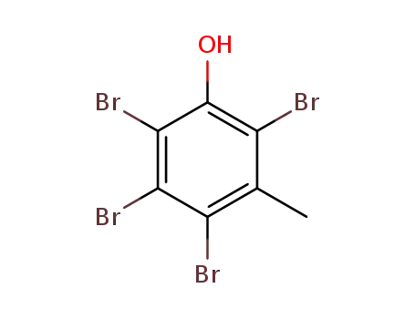 Molecular Structure of 58169-99-6 (2,3,4,6-tetrabromo-m-cresol)