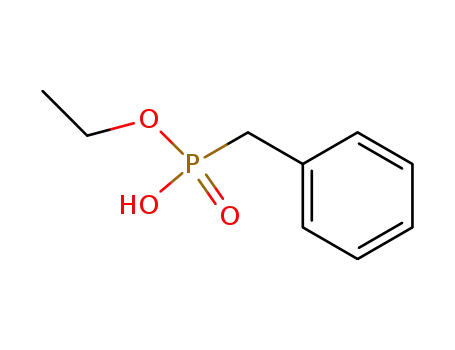 Molecular Structure of 18933-98-7 (ethyl hydrogen benzylphosphonate)