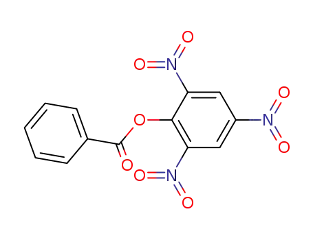 Molecular Structure of 58156-44-8 (Phenol, 2,4,6-trinitro-, benzoate (ester))