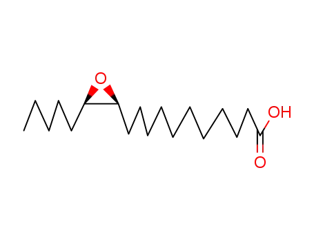 Molecular Structure of 61827-10-9 (Oxiraneundecanoic acid, 3-pentyl-)