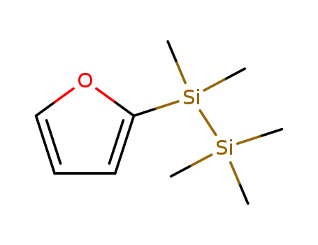 Molecular Structure of 156116-66-4 (2-(pentamethyldisilanyl)furan)