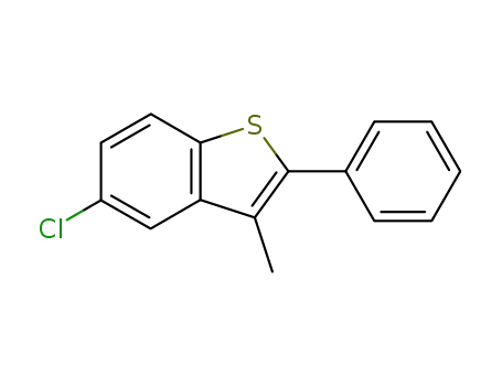 Molecular Structure of 51828-63-8 (5-chloro-3-methyl-2-phenyl-1-benzothiophene)