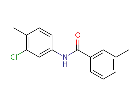 Molecular Structure of 196700-88-6 (N-(3-chloro-4-methylphenyl)-3-methylbenzamide)