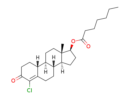 4-chloro-17β-heptanoyloxy-estr-4-en-3-one