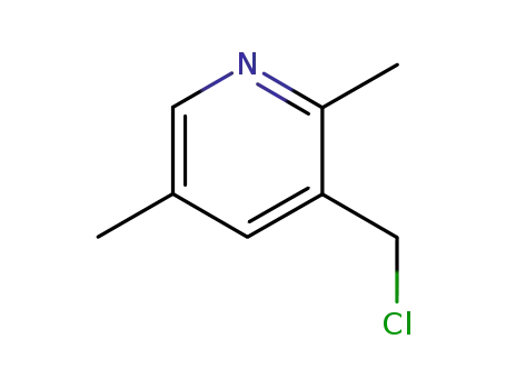 Molecular Structure of 856851-26-8 (3-chloromethyl-2,5-dimethyl-pyridine)