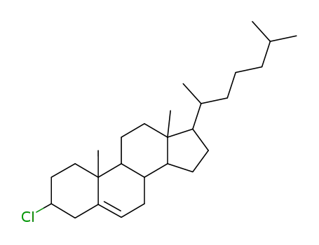 Molecular Structure of 2863-79-8 (Cholest-5-ene,3-chloro-, (3a)-)