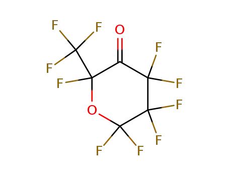 Molecular Structure of 73121-12-7 (2-Trifluoromethyl-2,4,4,5,5,6,6-heptafluorotetrahydro-3H-pyran-3-one)