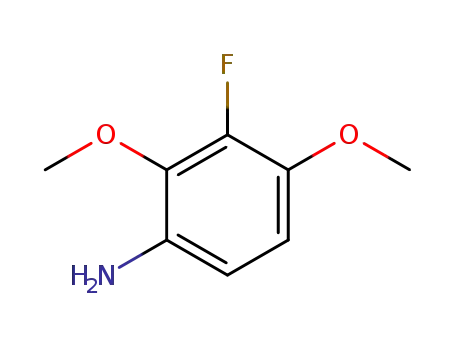 Molecular Structure of 195136-66-4 (3-Fluoro-2,4-dimethoxyaniline)