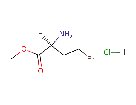 Molecular Structure of 15159-66-7 (α-amino-γ-bromobutyric acid methyl ester hydrochloride)