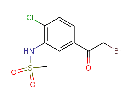 Methanesulfonamide, N-[5-(bromoacetyl)-2-chlorophenyl]-