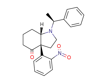 (3aR,7aS)-N-[(S)-α-Methylbenzyl]-3a-(2-nitrophenyl)octahydroindol-4-one