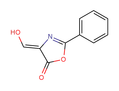 Molecular Structure of 1049019-27-3 (4-hydroxymethylidene-2-phenyl-4,5-dihydrooxazol-5-one)