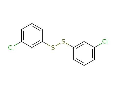 Molecular Structure of 19742-92-8 (3,3'-DICHLORO DIPHENYL DISULFIDE)