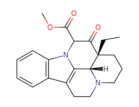 Molecular Structure of 95464-01-0 ((3S,16R)-14-(methoxycarbonyl)-15-oxoeburnane)