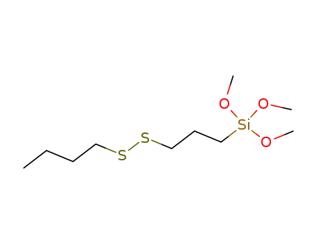 Molecular Structure of 132928-71-3 (Silane, [3-(butyldithio)propyl]trimethoxy-)