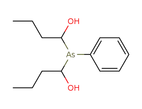 Molecular Structure of 871880-11-4 (bis-(1-hydroxy-butyl)-phenyl-arsine)