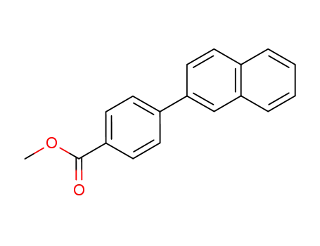 Molecular Structure of 205823-29-6 (4-(2-naphthyl)benzoic acid methyl ester)
