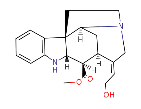 Molecular Structure of 55968-99-5 (methyl 18-hydroxy-2β,16β-cur-19-en-17-oate)