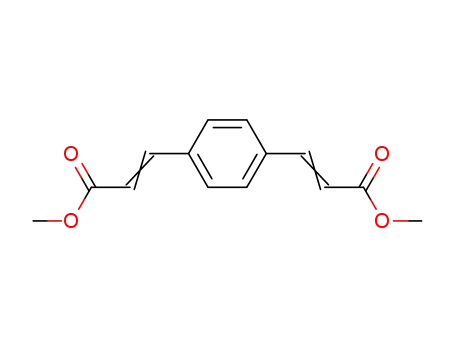 Molecular Structure of 7549-44-2 (1,4-PHENYLENEDIACRYLIC ACID DIMETHYL ESTER)