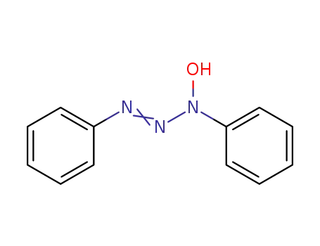 Molecular Structure of 5756-82-1 ((1E)-3-hydroxy-1,3-diphenyltriaz-1-ene)