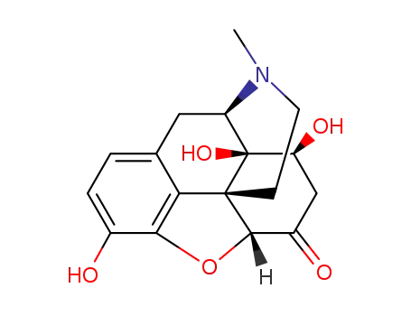 Molecular Structure of 109440-85-9 (8,14-dihydroxy dihydromorphone)