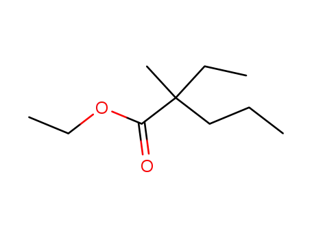 Molecular Structure of 81923-96-8 (ethyl α-methyl-α-ethylvalerate)