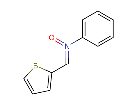 Benzenamine, N-(2-thienylmethylene)-, N-oxide