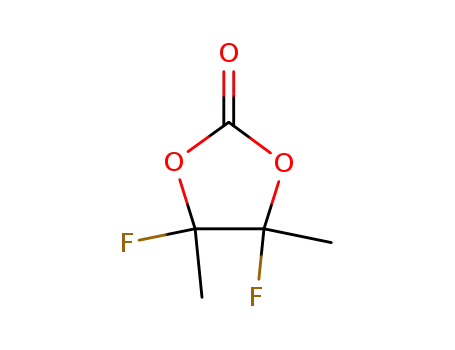 Molecular Structure of 1597-41-7 (1,3-Dioxolan-2-one, 4,5-difluoro-4,5-dimethyl-)