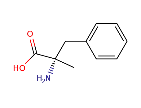Molecular Structure of 23239-35-2 (2-Methyl-L-phenylalanine monohydrate)