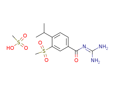 Benzamide,N-(aminoiminomethyl)-4-(1- methylethyl)-3-(methylsulfonyl)-,monomethanesulfonate