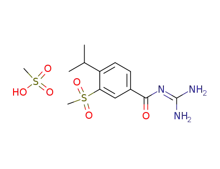 Benzamide,N-(aminoiminomethyl)-4-(1- methylethyl)-3-(methylsulfonyl)-,monomethanesulfonate