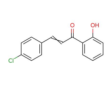 Molecular Structure of 3033-96-3 (3-(4-CHLOROPHENYL)-1-(2-HYDROXYPHENYL)PROP-2-EN-1-ONE)