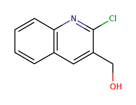 Molecular Structure of 125917-60-4 ((2-CHLORO-3-QUINOLINYL)METHANOL)