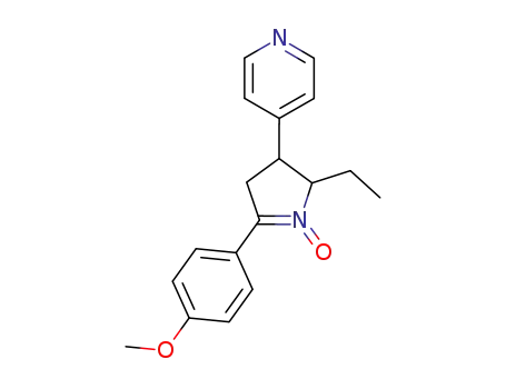 4-(5'-Aethyl-2'-(p-methoxyphenyl)-1'-pyrrolin-4'-yl)pyridin-1'-oxid