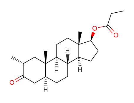 Molecular Structure of 521-12-0 (Drostanolone propionate)