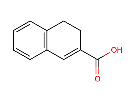 Molecular Structure of 22440-38-6 (3,4-Dihydronaphthalene-2-carboxylic acid)