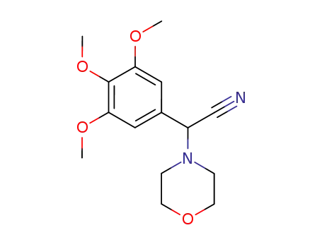 4-Morpholineacetonitrile, a-(3,4,5-trimethoxyphenyl)-