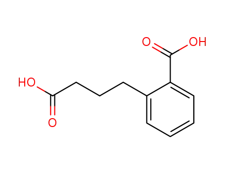 Molecular Structure of 1081-27-2 (Benzenebutanoic acid, 2-carboxy-)