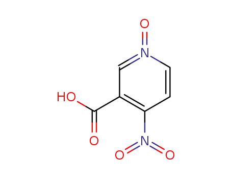 Molecular Structure of 1078-05-3 (4-Nitronicotinic acid N-oxide)