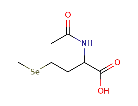 Molecular Structure of 174463-50-4 (2-Acetylamino-4-methylselanyl-butyric acid)